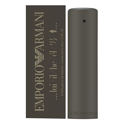 emporio armani lui il he el 100ml|emporio armani aftershave he.